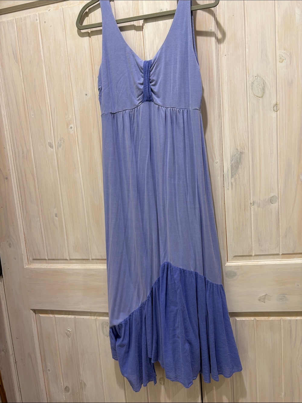 Fresh Produce Lavender Sleeveless Maxi Dress with Ruffle Hem